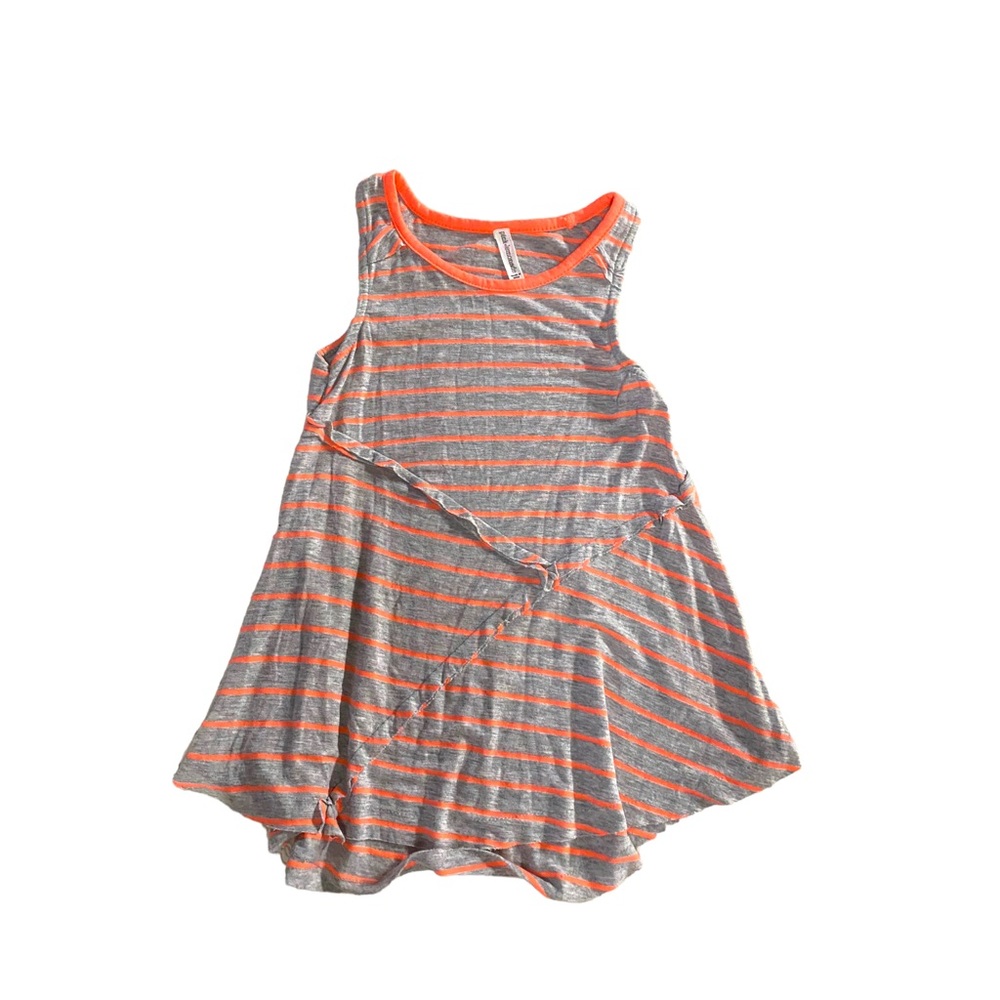 Pink lemonade Girls Striped Summer tank 8
